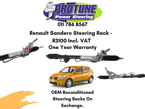 Renault Sandero - OEM Reconditioned Steering Racks