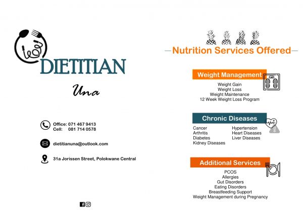 DIETITIAN  Una - Dietitians in Polokwane